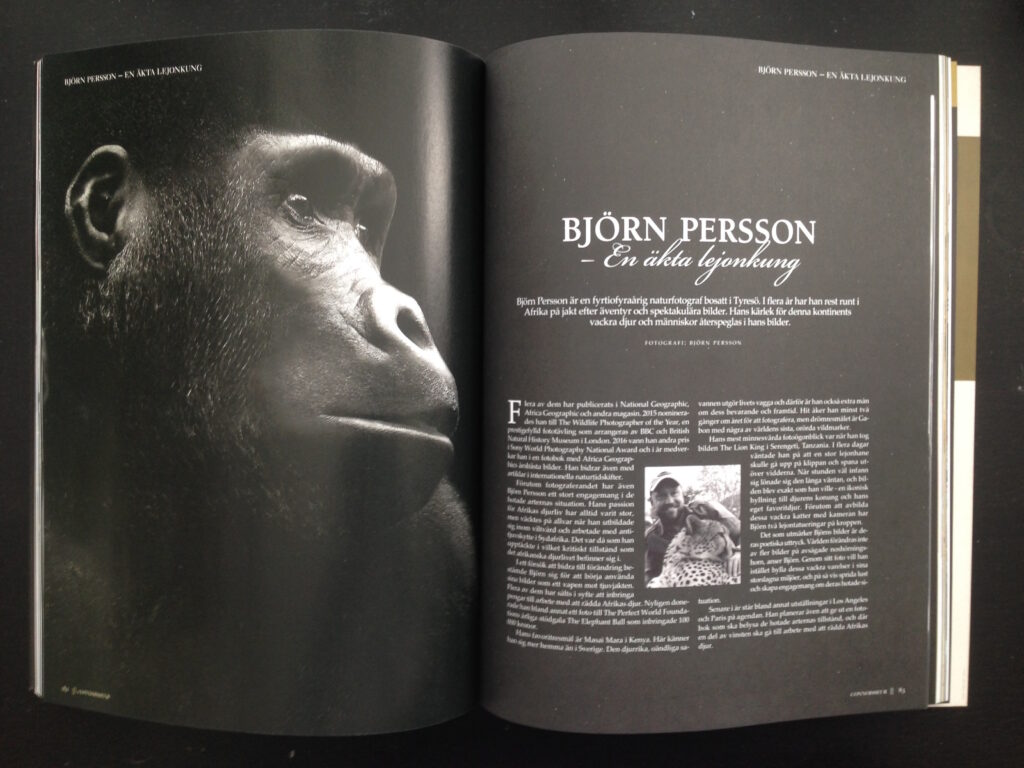 Björn Persson In magazine article