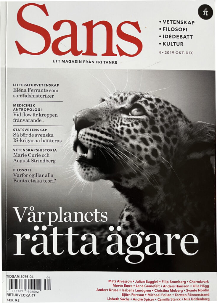 Björn Persson In magazine Cover Sans