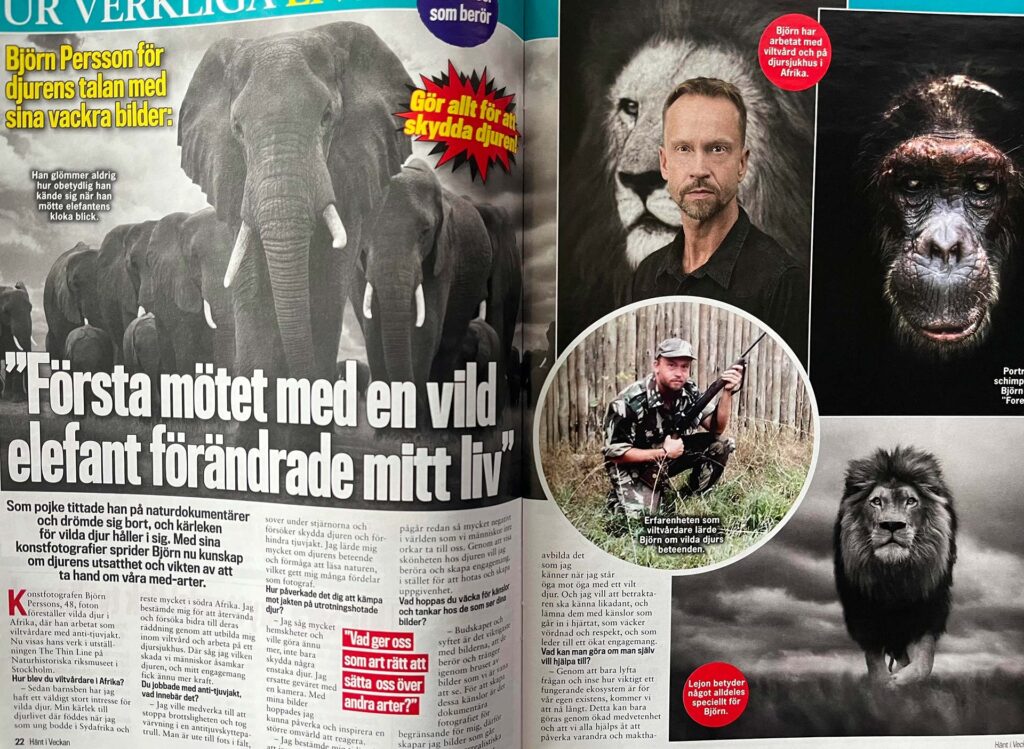 Magazine article about Björn Persson