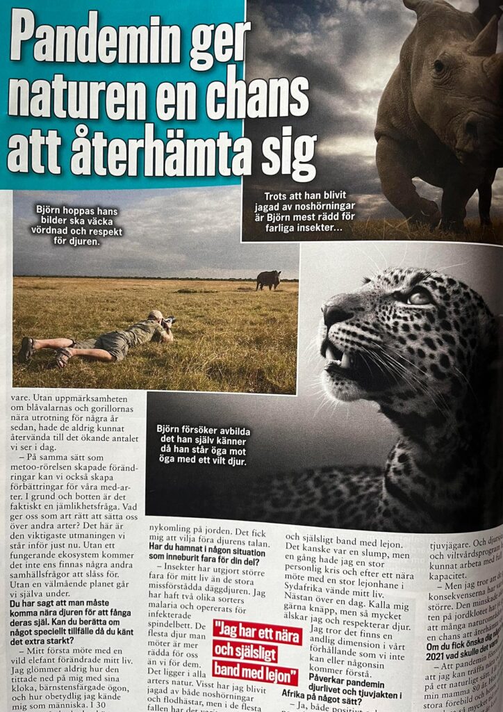 Magazine article about Björn Persson